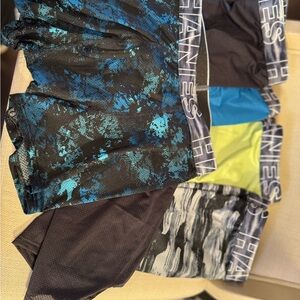 NEW Hanes Black Brief with Printed Care Label